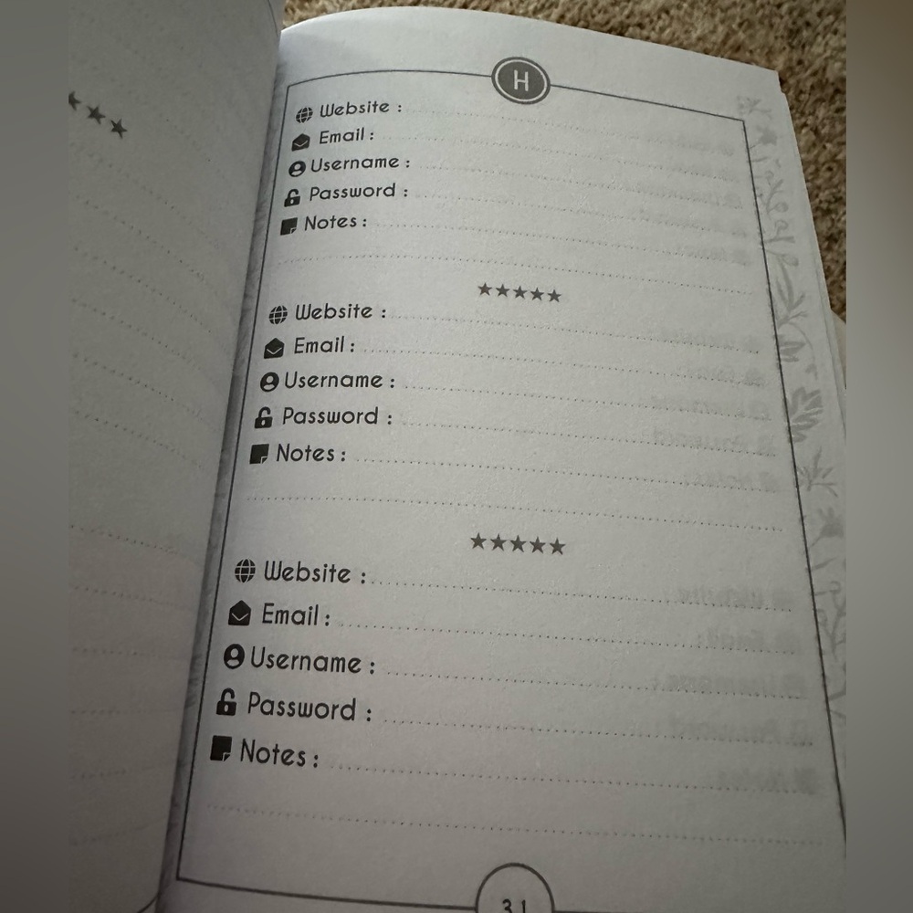 Password book - Picture 2 of 2